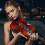 Deep Violin Vibes — Lights Follow Slowly