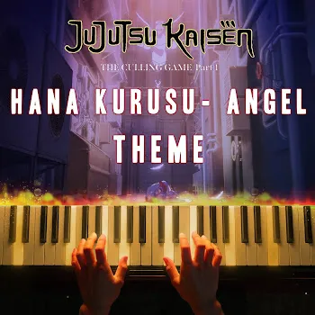Capybara Piano Hana Kurusu - Angel's Theme | (Jujutsu Kaisen: The Culling Game Ep 11)