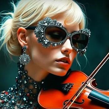 Deep Violin Vibes Held Breath