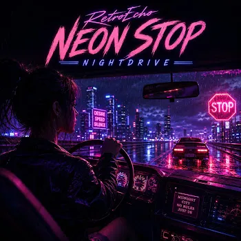 Retroecho Neon Stop Nightdrive